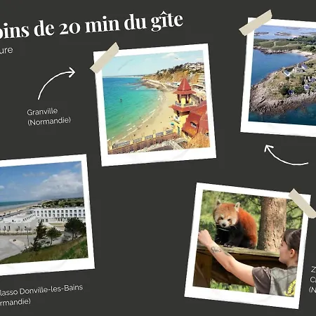 La Clef Decamp Donvillaise 15 Pers Jacuzzi, 8 Min A Pied * Donville-les-Bains