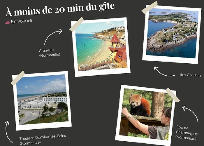 La Clef Decamp Donvillaise 15 Pers Jacuzzi, 8 Min A Pied * Donville-les-Bains