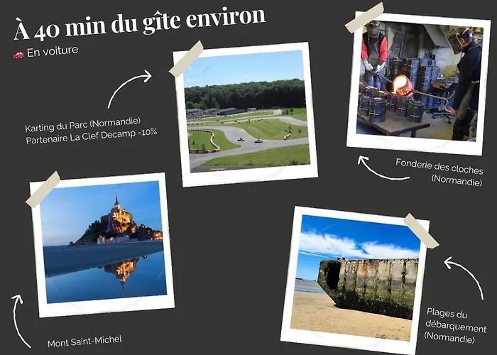 La Clef Decamp Donvillaise 15 Pers Jacuzzi, 8 Min A Pied 펜션 *